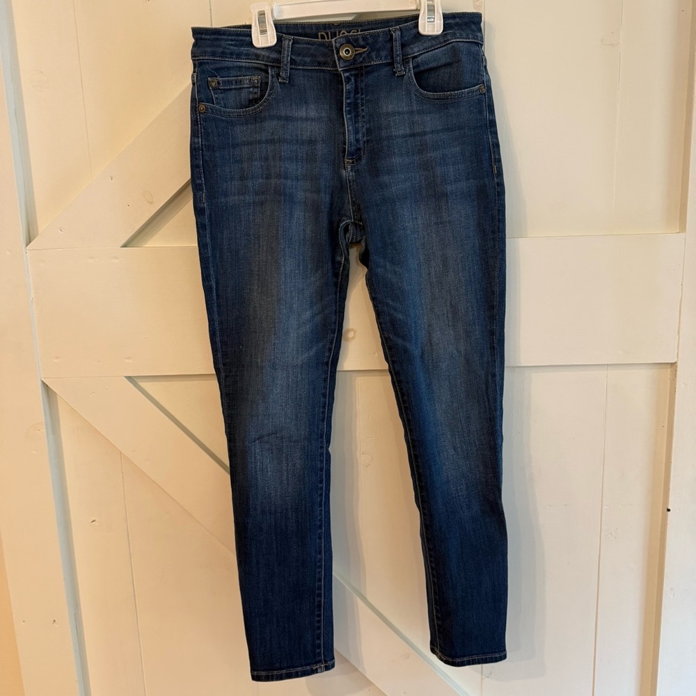 DL1961 Women's Margaux 28” Insta Sculpt Skinny Deep Indigo Jeans Size 29‎ Chic
